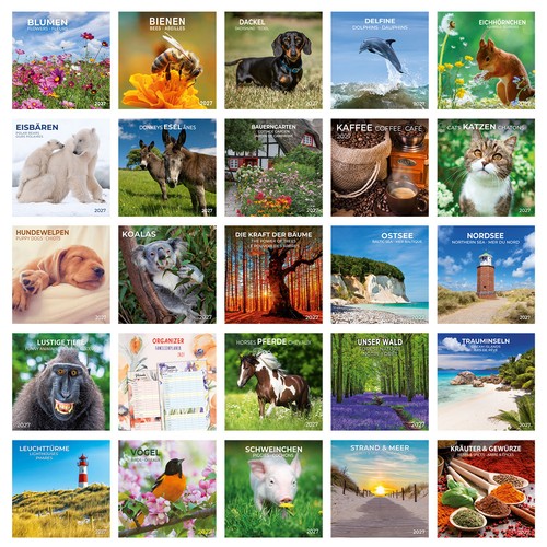 Kalender 2027 motivkalender - kalender,