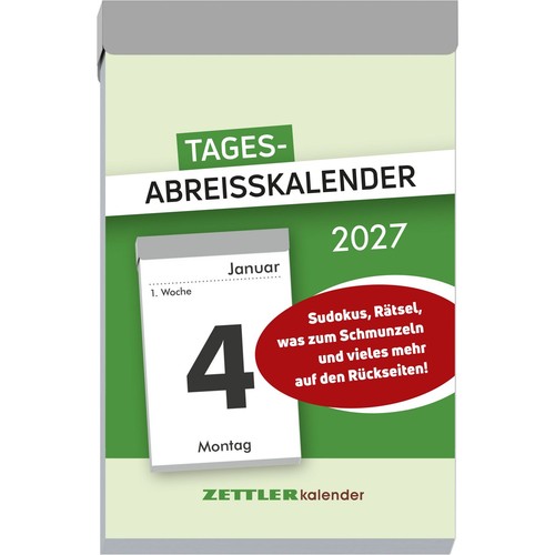 Tagesabreißkalender 2027 - l,