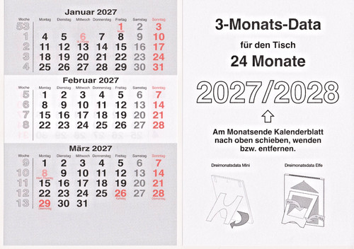 Kalenderblätter - , 3