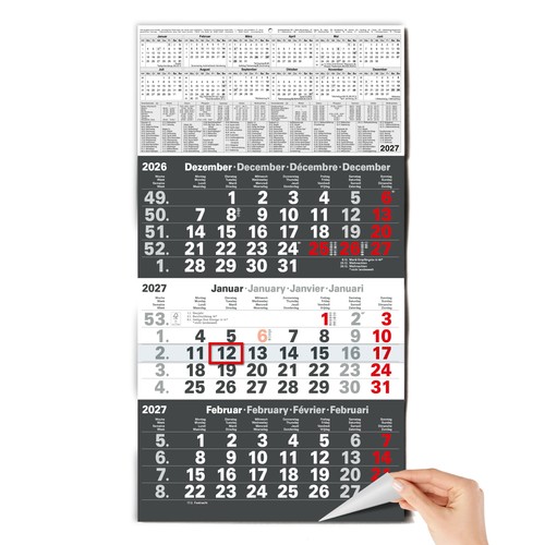 Monatskalender 2027 - 3,