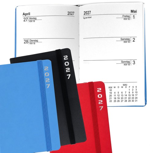 Taschenkalender 2027 mit - taschenkalender, a6