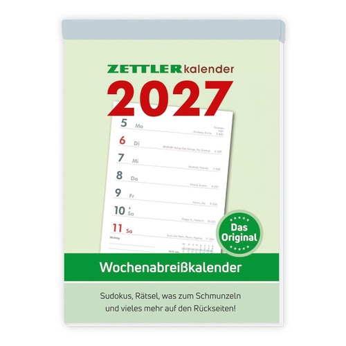 Zettler wochenabreißkalender - zettler,