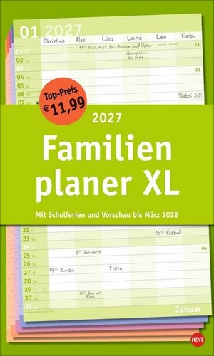 Basic familienplaner 2027 - xl,