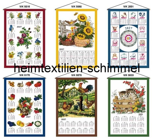 Textiler wandkalender 2027 - textiler,
