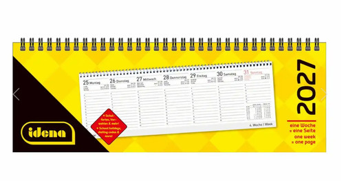 Idena tischquerkalender 2027 - tischquerkalender,