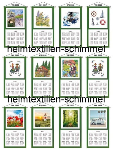 Textiler wandkalender 2027 - textiler,