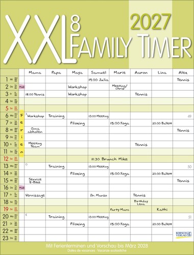 Xxl family timer - family, 8