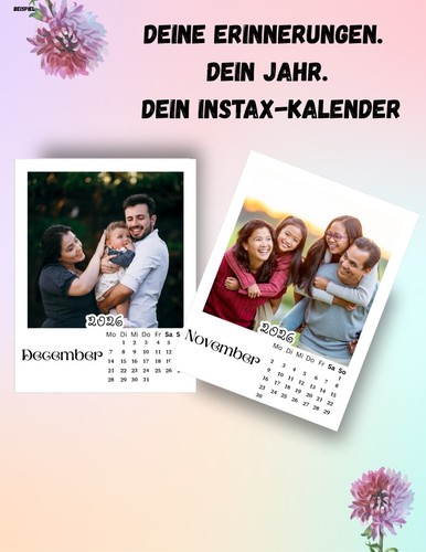 Instax monatskalender 2027 - instax,