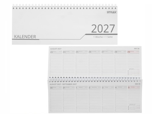 Querkalender woche 1 seite - 1,
