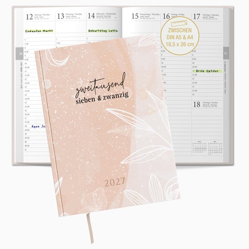 Buchkalender 2027 wochenplaner - 2027,