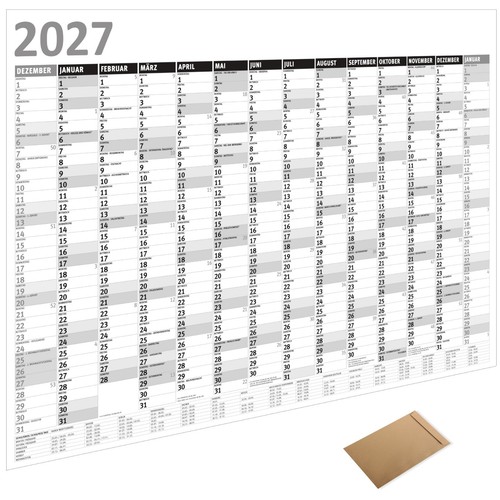 2027 wandkalender din - 2027,