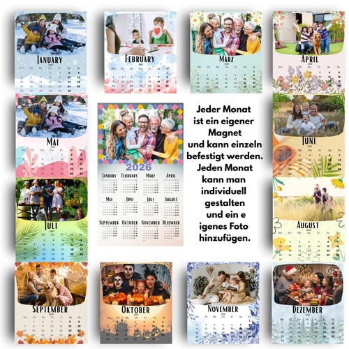 Magnetischer monatskalender - magnetischer,