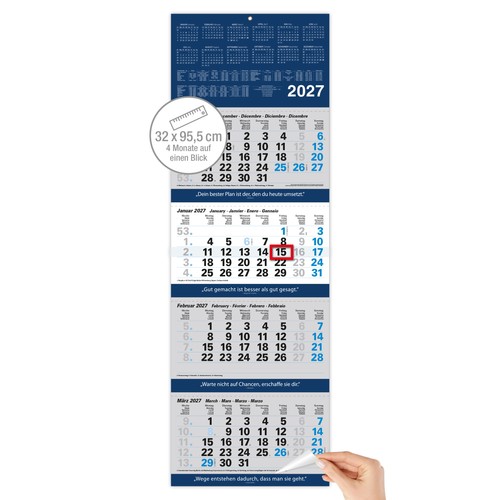 Monatskalender 2027 office - 4,