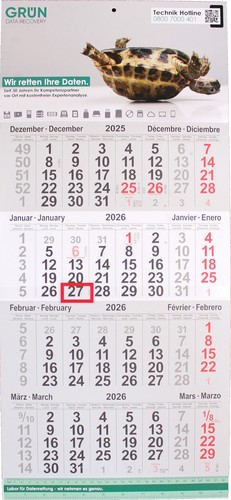 Monatskalender 2026 - 4, |