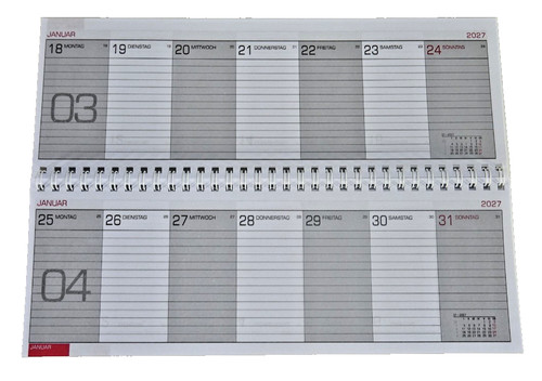 Tischkalender basic für 2027 - für,