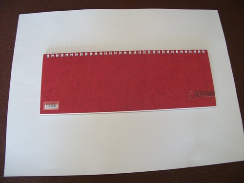 Glocken tischkalender 2027 rot - glocken,