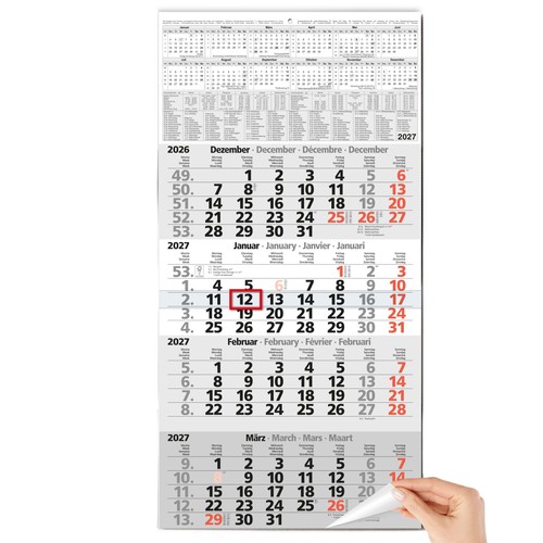 Monatskalender 2027 - 4,