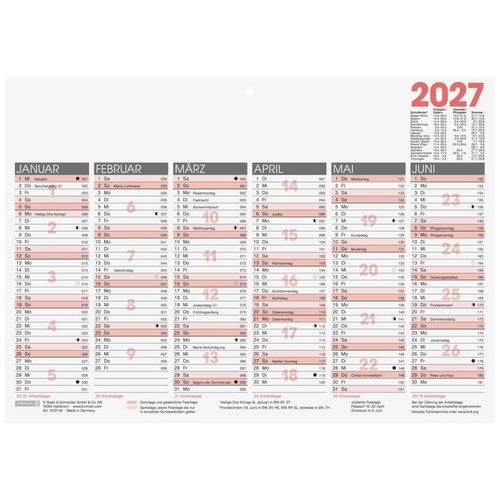 Brunnen tafelkalender quer - brunnen,