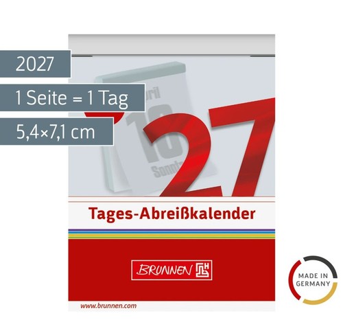 Abreißkalender 2027 2 - nr.,