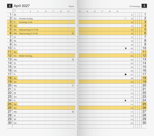 2027 rido idé ersatzkalender - rido,