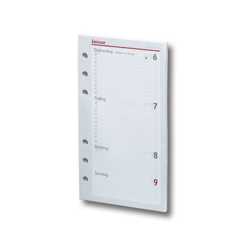 Kalender einlagen bsb - einlagen, a6