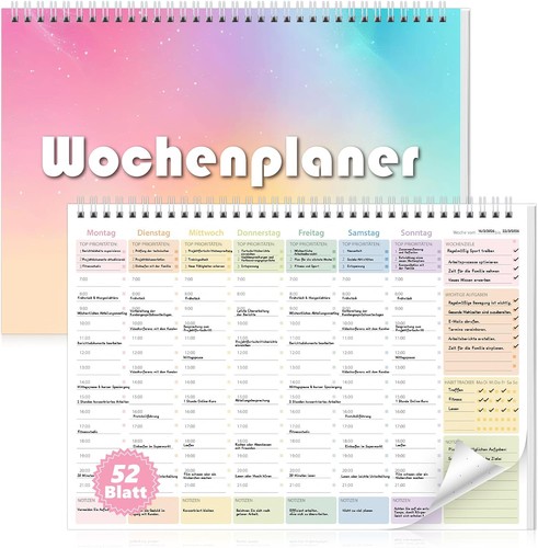 Wochenplaner block - wochenplaner,