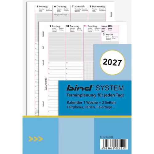 Neu bind kalender 2027 - neu, a5