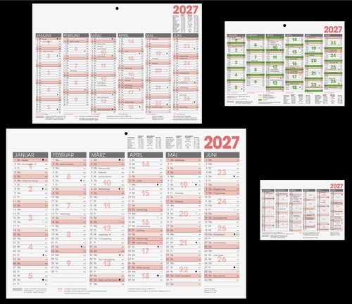 2027 brunnen tafelkalender - tafelkalender, /